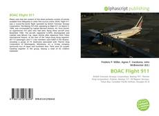 BOAC Flight 911的封面