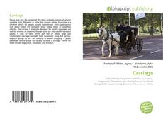 Copertina di Carriage