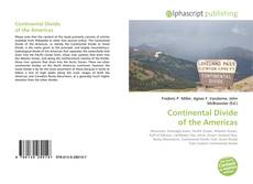 Copertina di Continental Divide of the Americas