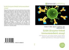 Copertina di ELISA (Enzyme-linked immunosorbent assay)