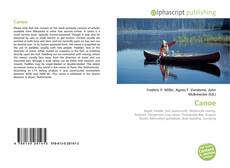 Copertina di Canoe