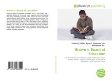 Bookcover of Brown v. Board of Education