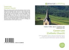 Copertina di Canon Law (Catholic Church)
