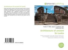 Copertina di Architecture of ancient Sri Lanka