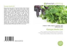 Copertina di Kampo Herb List