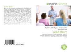 Capa do livro de Galois theory 