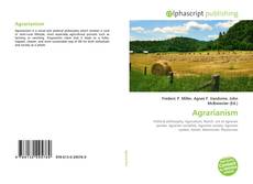 Bookcover of Agrarianism