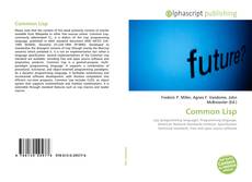 Capa do livro de Common Lisp 