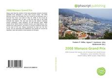 Capa do livro de 2008 Monaco Grand Prix 