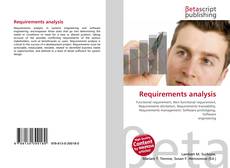 Capa do livro de Requirements analysis 