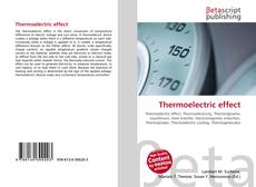 Couverture de Thermoelectric effect