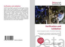 Buchcover von Verification and validation