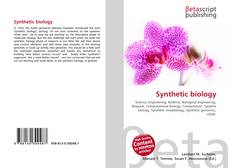 Capa do livro de Synthetic biology 