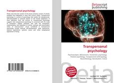 Couverture de Transpersonal psychology