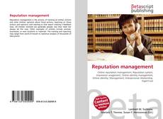 Couverture de Reputation management