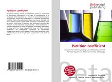 Capa do livro de Partition coefficient 