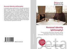 Couverture de Personal identity (philosophy)