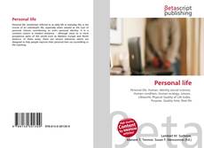 Couverture de Personal life