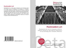 Couverture de Postmodern art