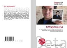 Buchcover von Self (philosophy)