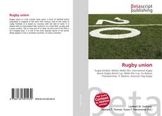 Couverture de Rugby union