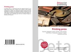 Couverture de Printing press