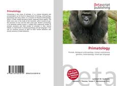 Couverture de Primatology
