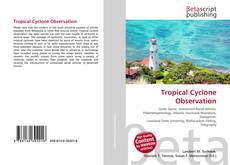 Portada del libro de Tropical Cyclone Observation