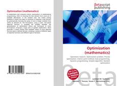 Couverture de Optimization (mathematics)