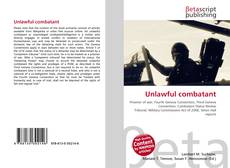 Buchcover von Unlawful combatant