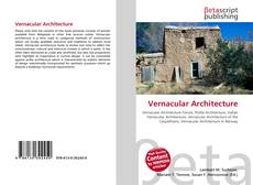 Capa do livro de Vernacular Architecture 
