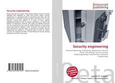 Couverture de Security engineering