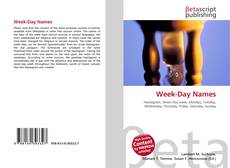 Capa do livro de Week-Day Names 