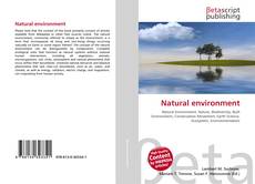Capa do livro de Natural environment 