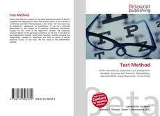 Bookcover of Test Method