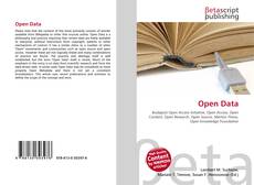 Capa do livro de Open Data 