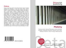 Capa do livro de Ptolemy 
