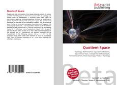 Bookcover of Quotient Space