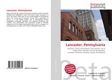 Copertina di Lancaster, Pennsylvania