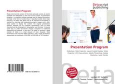 Capa do livro de Presentation Program 