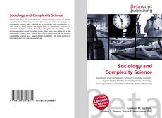 Copertina di Sociology and Complexity Science