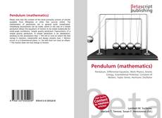 Portada del libro de Pendulum (mathematics)