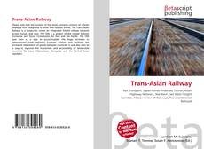 Copertina di Trans-Asian Railway
