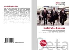 Copertina di Sustainable Business
