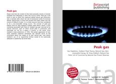 Capa do livro de Peak gas 