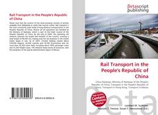 Portada del libro de Rail Transport in the People's Republic of China