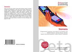 Capa do livro de Siemens 