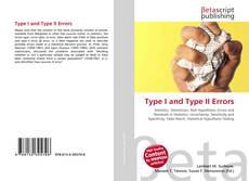 Bookcover of Type I and Type II Errors