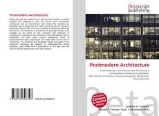 Borítókép a  Postmodern Architecture - hoz