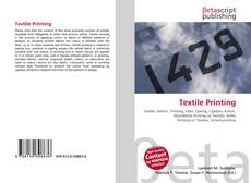 Обложка Textile Printing